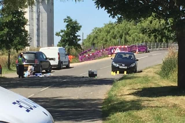 The scene in Crowland today
