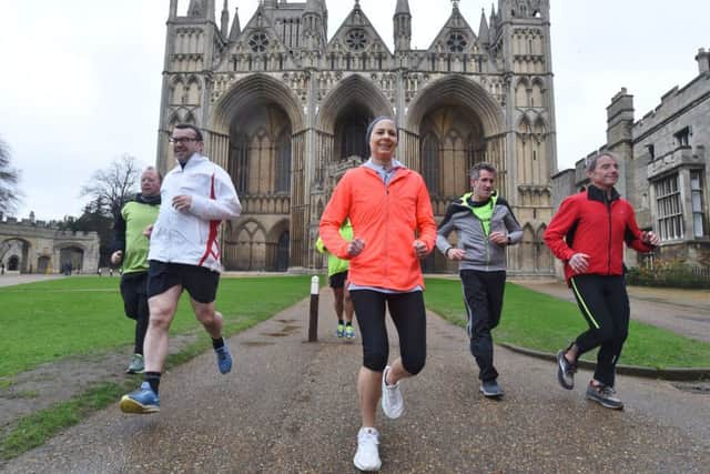 Jo Pavey promoting the Peterborough Marathon EMN-191203-192755009