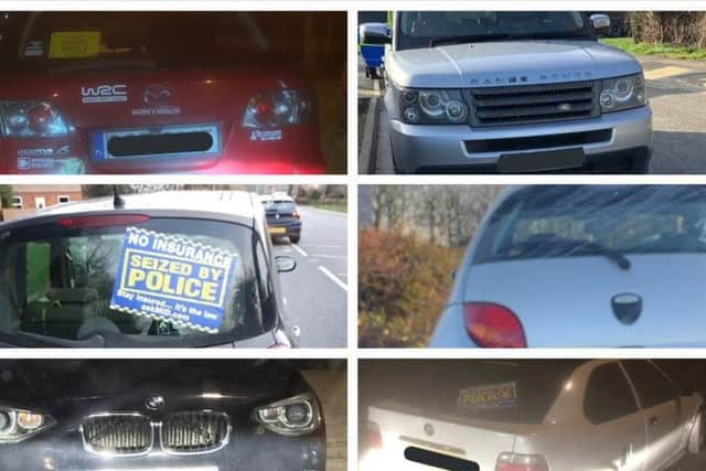 Cars seized