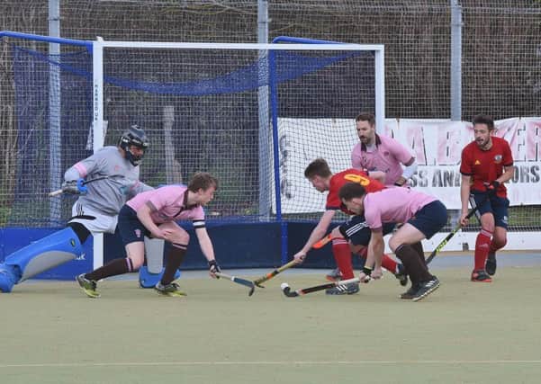 Action from City of Peterborough's National League win over Teddington. Photo: David Lowndes.