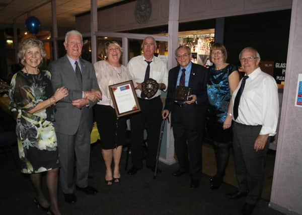 Pauline Edge, Wally Newman, Sue Piergianni, Mick Cooke , Ken Mayor, Judy Darby and Ray Thrower. Photo courtesy of RWT Photography