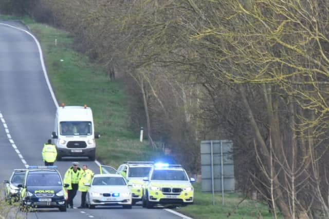 Emergency services at the scene