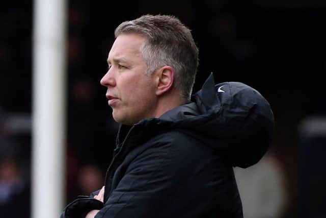 Posh boss Darren Ferguson watches his sidle slip to defeat against Coventry. Photo: Joe Dent/theposh.com.