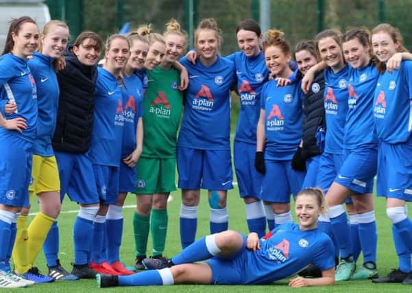 The high-flying Peterborough United Ladies team. Picture: Andy Powell