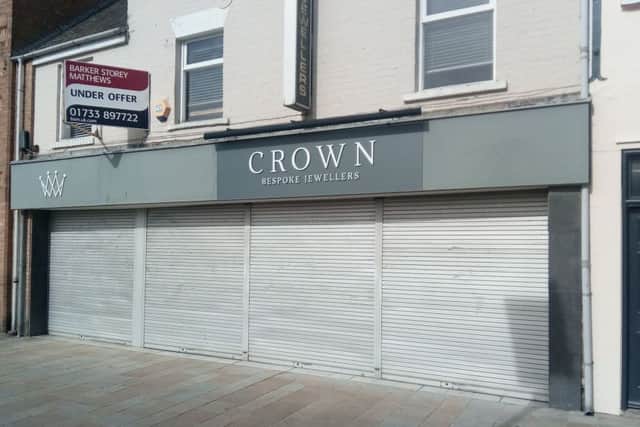 The former jewellery shop earmarked for a restaurant