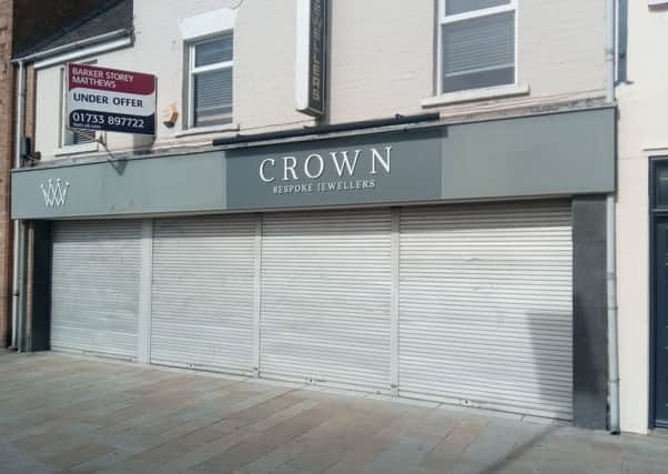 The former jewellery shop earmarked for a restaurant