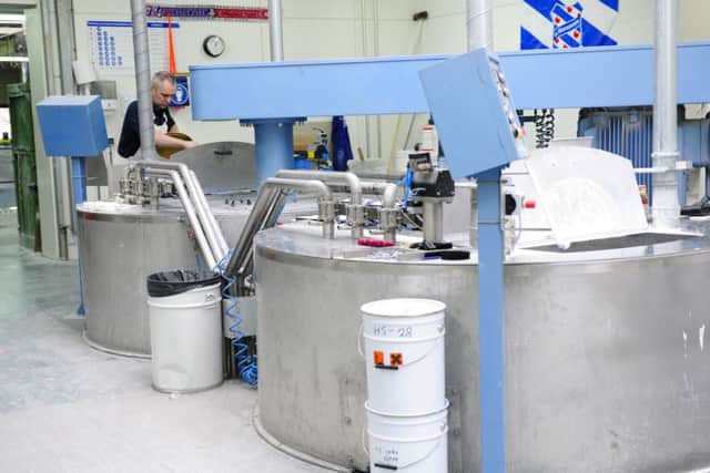 The production process at Anker Stuy.
