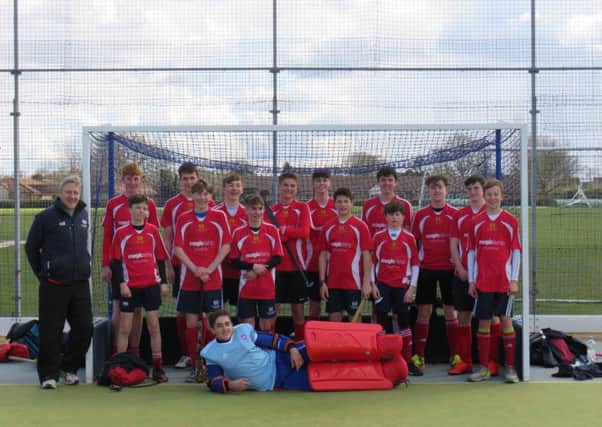 City of Peterborough Under 16s before an impressive win over Bedford.