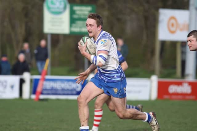 Lions try-scorer Tom Gulland. Picture:  Mick Sutterby