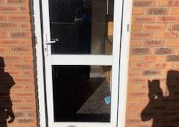 Police carrying out their raid. Photo: Cambridgeshire police