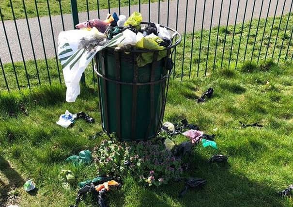 Overflowing bins have caused problems