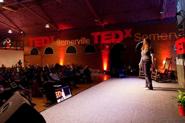 A TEDx event. NNL-150924-110028005