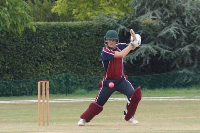 Joey Evison in action.