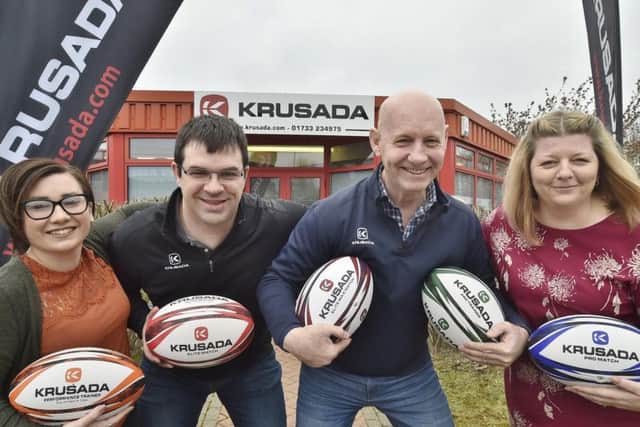 Some of the Krusada team, from left, Nicole Webb, Robert Mohan,  Paul Cullington and Kelly Paton.