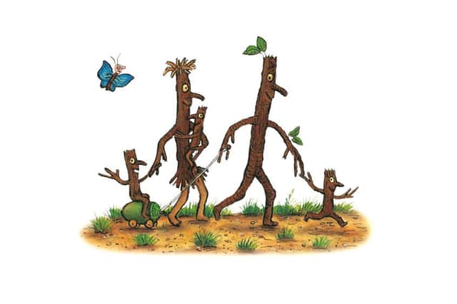 A Stick Man trail is opening at The Green Backyard
