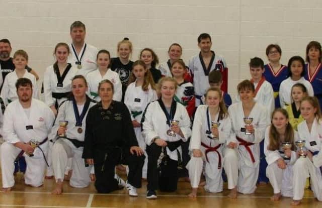Members of the Stamford, Bourne & Deeping Tae Kwon Do Club who did well at the Midlands and English Championships.