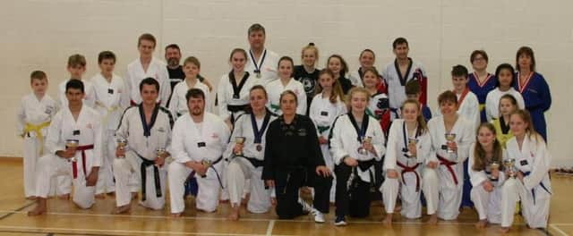 Members of the Stamford, Bourne & Deeping Tae Kwon Do Club who did well at the Midlands and English Championships.