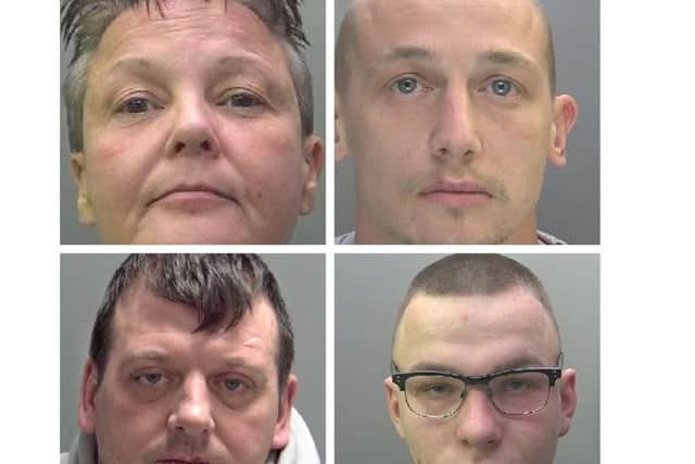 Some of the criminals jailed