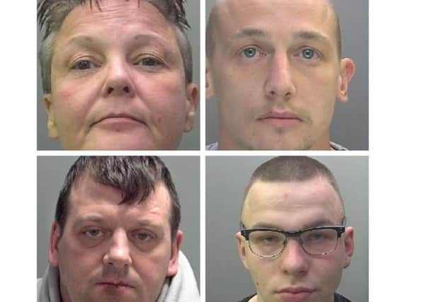 Some of the criminals jailed