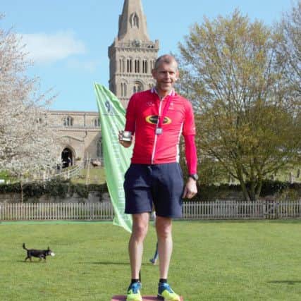 Giles Cooper (PACTRAC) was 11th in 1.35.41 and won his age group.