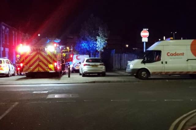 Police and fire in Cromwell Road. Photo: Community First