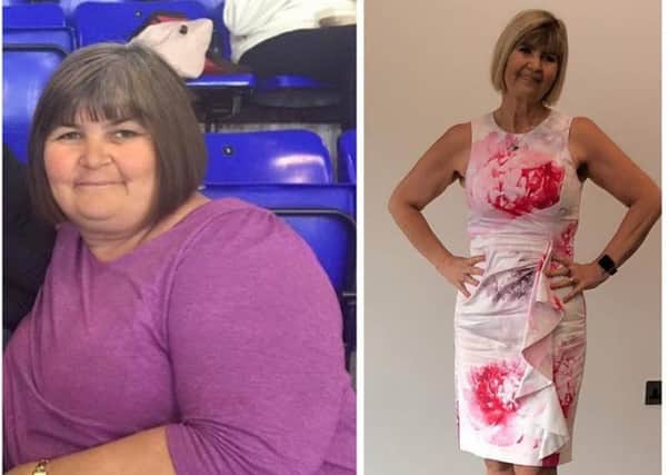 Slimming World's Sammie Todd, before and after her weightloss.