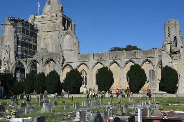 There is an open day at Crowland Abbey