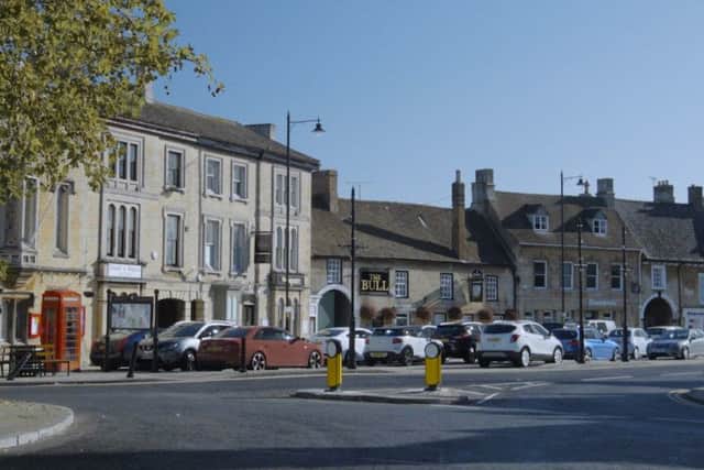 The location of the first Market Deeping Saturday market