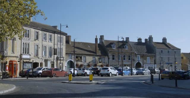 The location of the first Market Deeping Saturday market