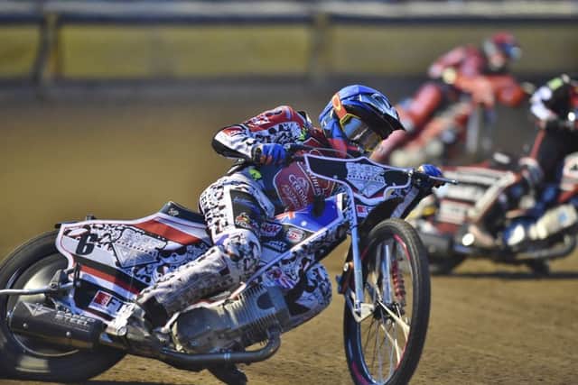 Aaron Summers rides for Panthers in Wolverhampton.
