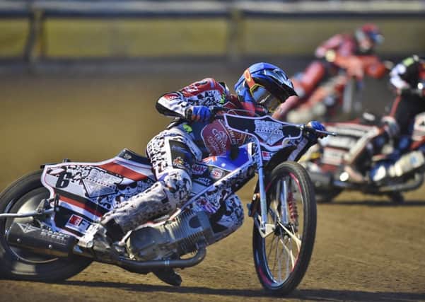 Aaron Summers rides for Panthers in Wolverhampton.