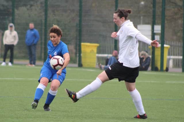 Donna McGuigan scored five goals. Picture: Gary Reed