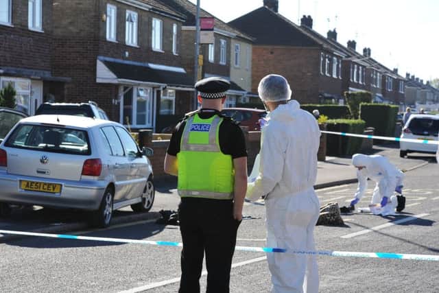 Police investigate the death at Oakdale Avenue, Stanground