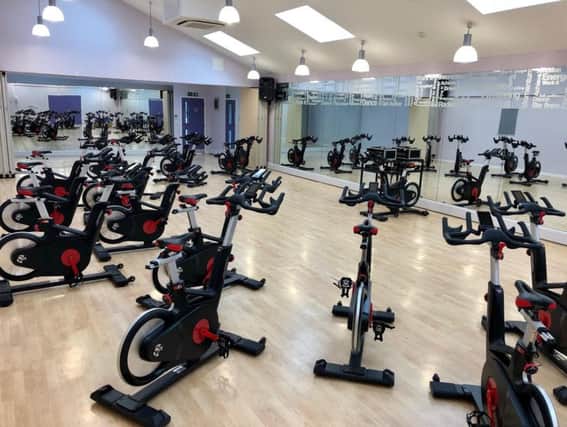 The new bikes in the Manor Leisure Centre in Whittlesey