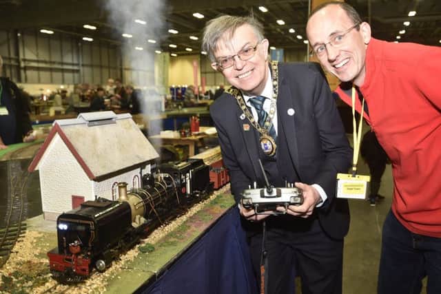 Mayor of Peterborough Cllr Chris Ash and Nigel Town. EMN-190804-093641009