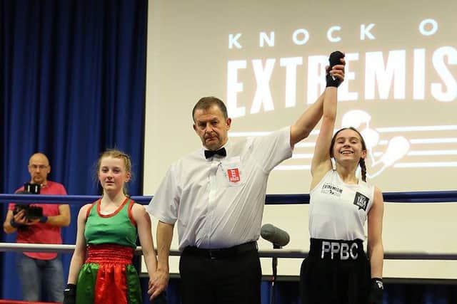Emily Anderson was a winner for Peterborough Police ABC.
