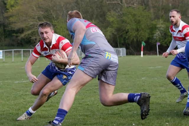 Tom Gulland in action for Peterborough Lions against Tynedale. Photo: mick@picturethisphotography.co.