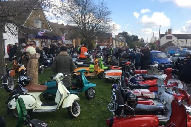 The scooter Easter egg run