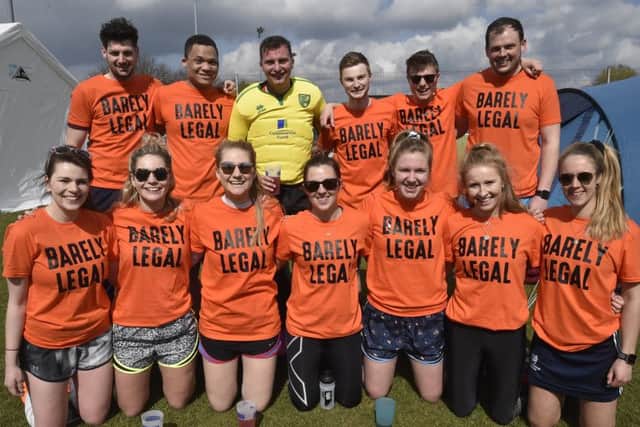 The Barely Legal team that competed in the 2019 Roger Bummitt tournament. Photo: David Lowndes.