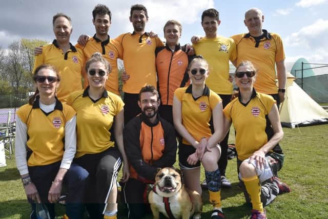 The Dennis' Dragons team that competed in the 2019 Roger Brummitt mixed hockey tournament. Photo: David Lowndes.