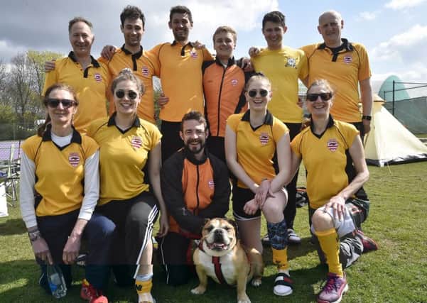 The Dennis' Dragons team that competed in the 2019 Roger Brummitt mixed hockey tournament. Photo: David Lowndes.