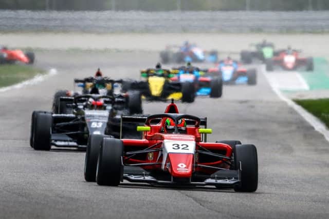 Frank Bird in action at Monza. Picture: Dutch Photo Agency.