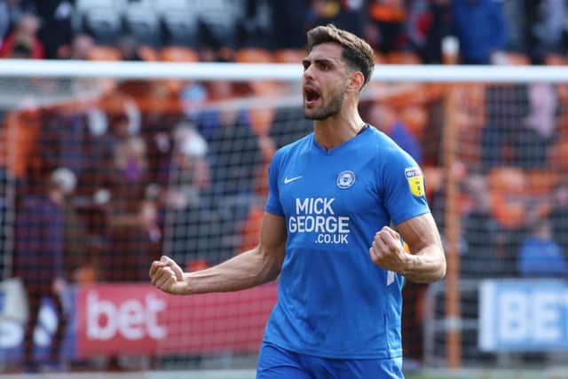 Posh centre-back Ryan Tafazolli after the win at Blackpool. Photo: Joe Dent/theposh.com.