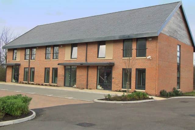 Some of the offices at the Papyrus Business Park.
