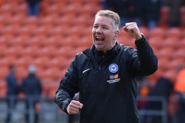 Accrington Stanley gave Posh boss Darren Ferguson a reason to celebrate.