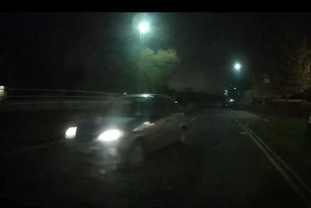 Dash cam footage of the incident from Richard Whiteside