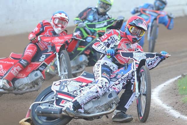Aaron Summers rides for Panthers against King's Lynn.