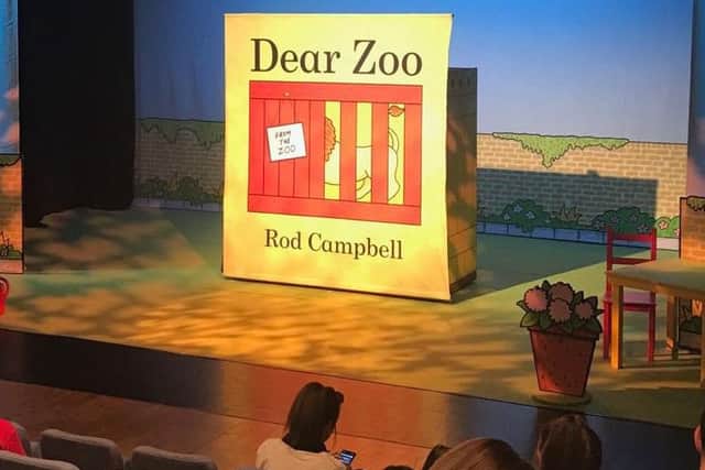 Undated handout of the "Dear Zoo" set. Photo: Alison Hughes/PA Wire
