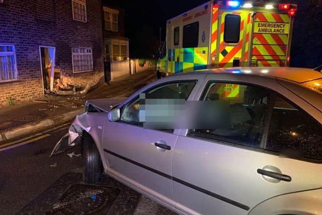 The incident in Lynn Road. Photo: Cambridgeshire police
