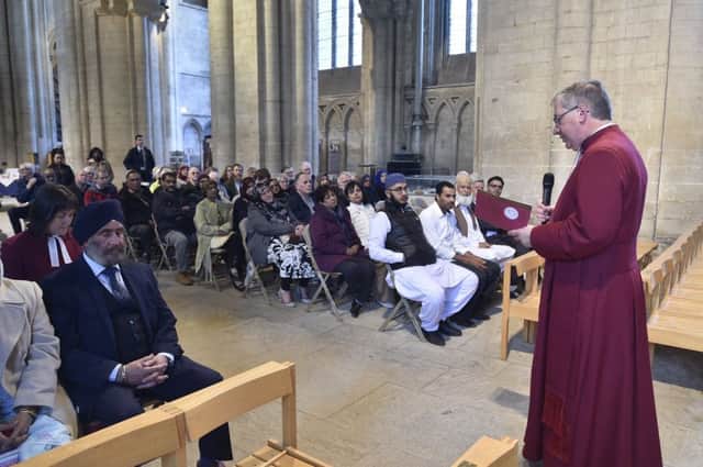 Sri Lanka vigil at Peterborough Cathedral. EMN-190427-190835009